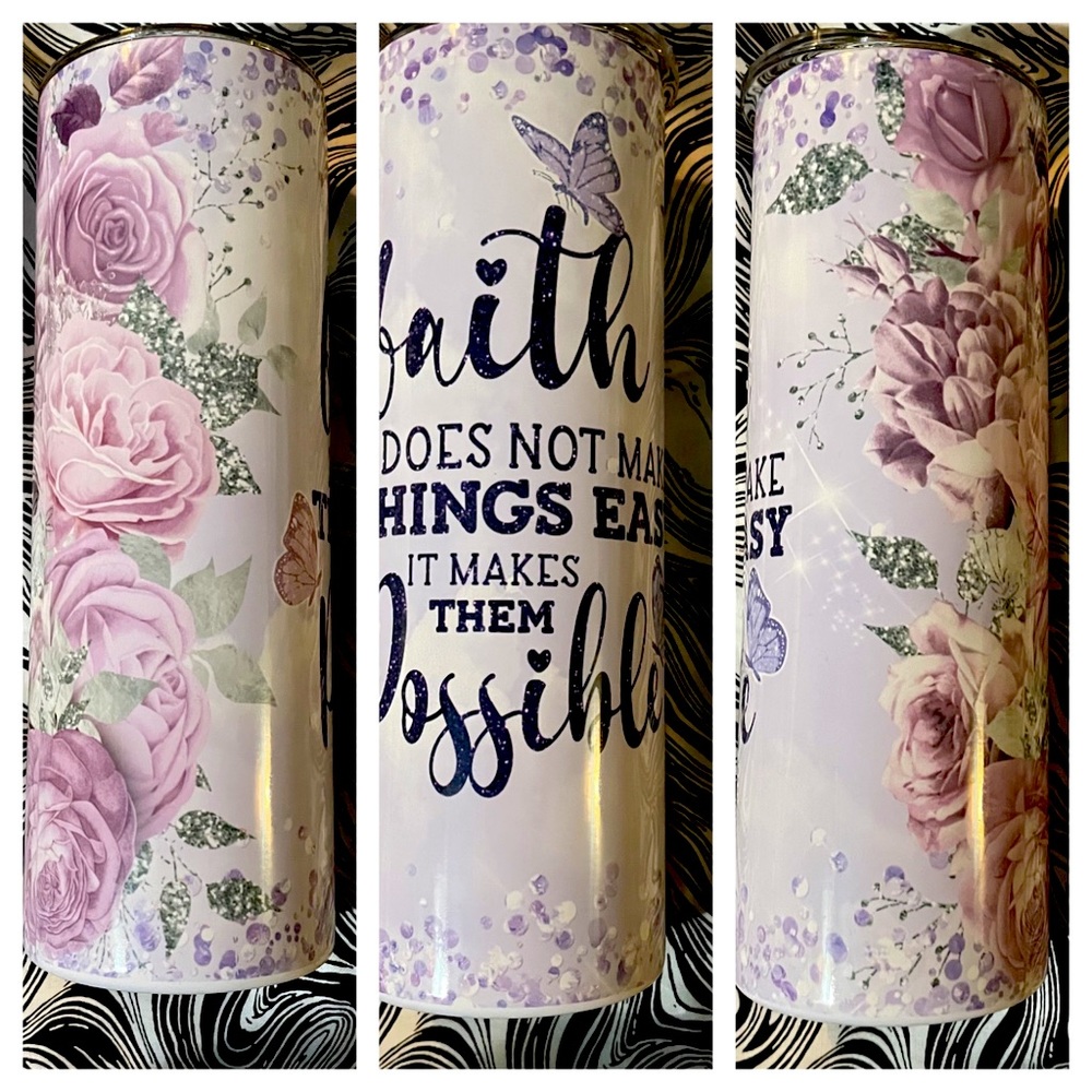 Made to order religious 20oz straight tumbler